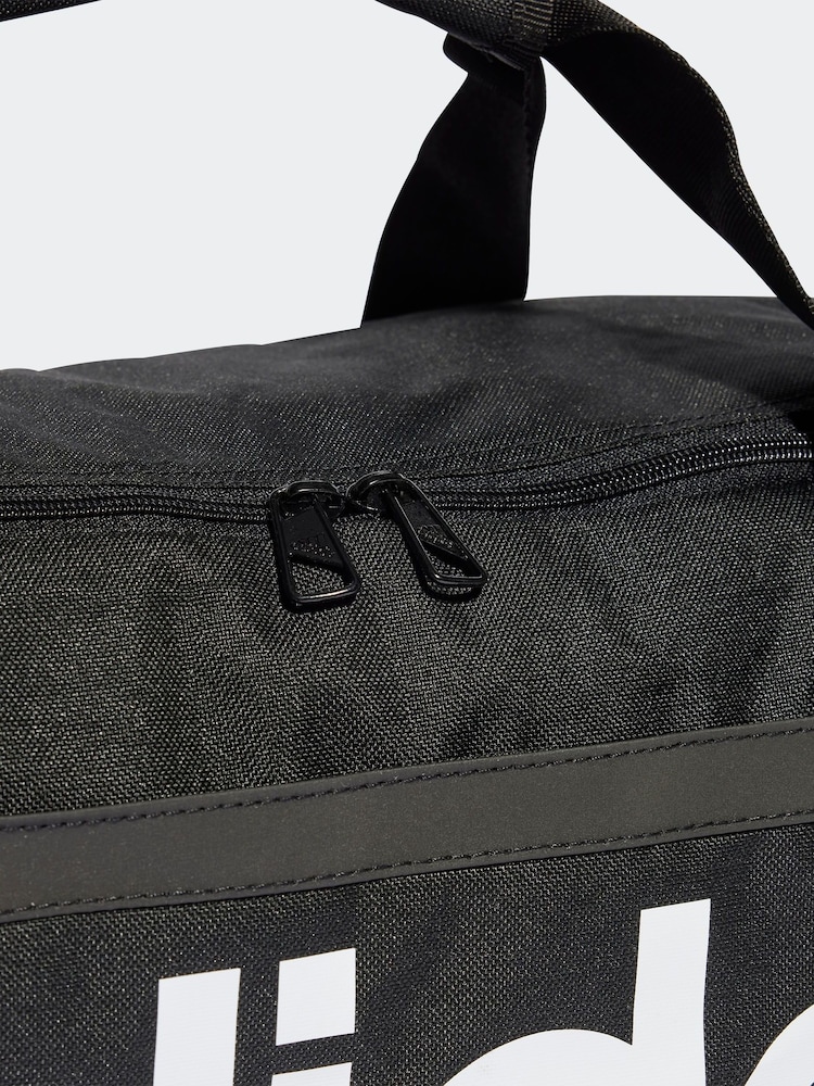 adidas Black Linear Duffle Bag - Image 4 of 5