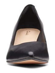 Clarks Black Standard Fit (F) Violet55 Rae Wide Fit Shoes - Image 5 of 7