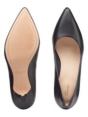 Clarks Black Standard Fit (F) Violet55 Rae Wide Fit Shoes - Image 7 of 7