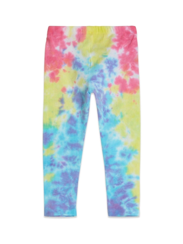 M&Co Blue Tie Dye Leggings - Image 5 of 5 M&Co Blue Tie Dye Leggings - Image 5 of 5