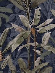 Graham & Brown Blue Borneo 10M Wallpaper - Image 2 of 3