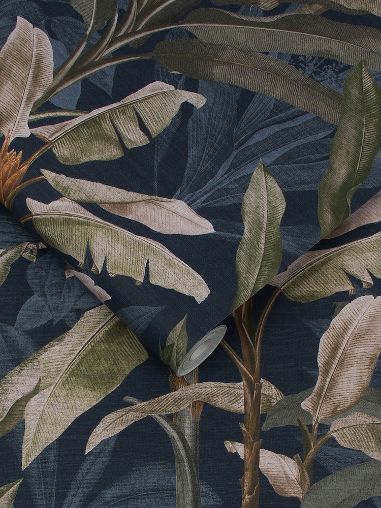 Graham & Brown Blue Borneo 10M Wallpaper - Image 3 of 3