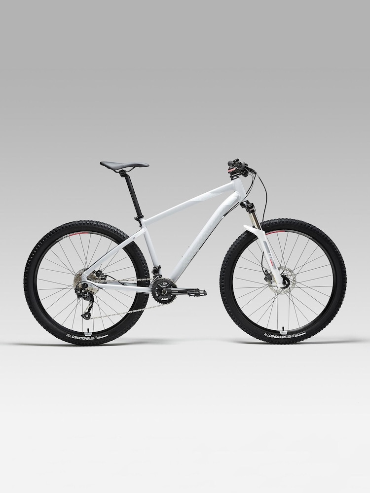 Decathlon Womens Grey 27.5 Inch MTB Rockrider ST 540 165-174 Cm Bike - Image 1 of 6