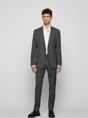 Weißes Chrom - BOSS Hemd in schmaler Passform - Bild 4 von 5