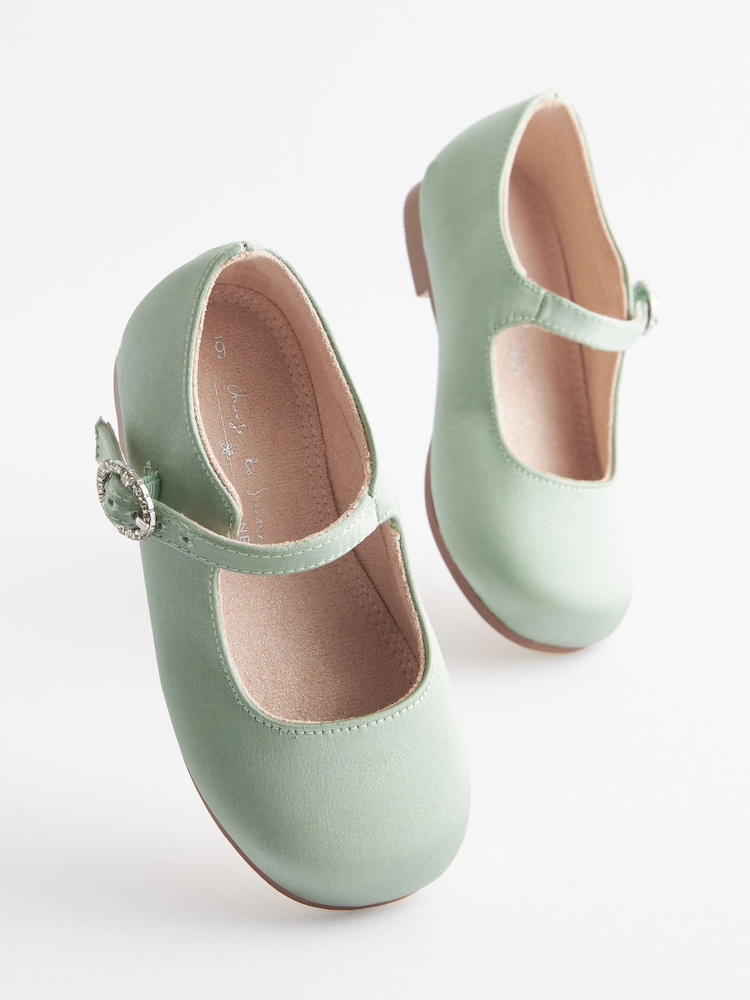 Salbeigrün - Brautjungfern-Kollektion festliche Mary-Jane-Schuhe - Bild 1 von 7 Salbeigrün - Brautjungfern-Kollektion festliche Mary-Jane-Schuhe - Bild 1 von 7