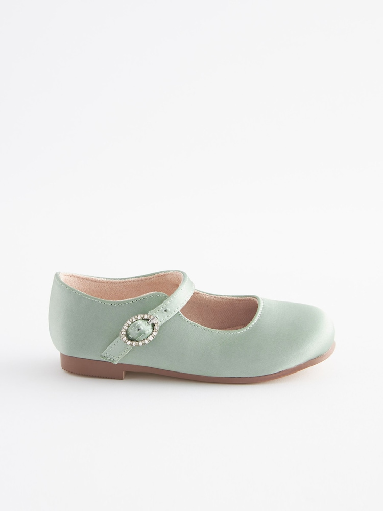 Salbeigrün - Brautjungfern-Kollektion festliche Mary-Jane-Schuhe - Bild 2 von 7 Salbeigrün - Brautjungfern-Kollektion festliche Mary-Jane-Schuhe - Bild 2 von 7