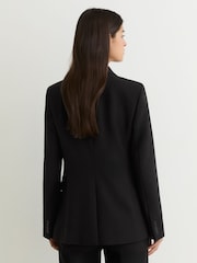 Reiss Black Gabi Tall Tailored Single Breasted Suit Blazer - Image 5 of 7