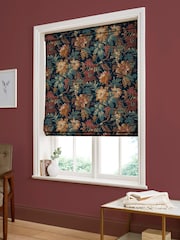 Graham & Brown Dusk Blue Florenzia Made to Measure Roman 100% Cotton Blind - Image 5 of 6