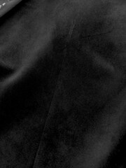 Black Regular Fit Velvet Blazer - Image 13 of 14