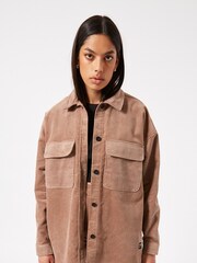 Dr Denim Mona Brown Shirt - Image 1 of 4