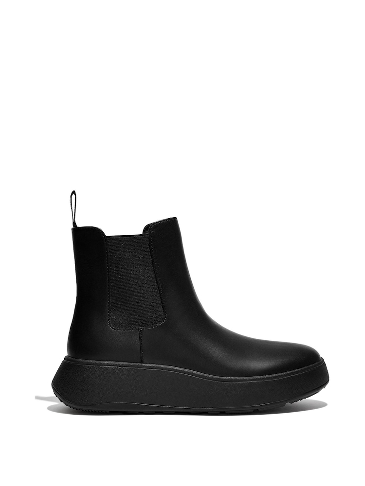 Fitflop Leather F-Mode Flatform Chelsea Boots - Image 1 of 7