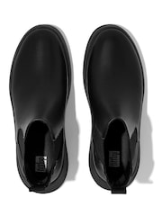 Fitflop Leather F-Mode Flatform Chelsea Boots - Image 4 of 7