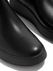 Fitflop Leather F-Mode Flatform Chelsea Boots - Image 5 of 7