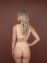 Bye Bra Nude Deep Plunge Bra Top - Image 2 of 5