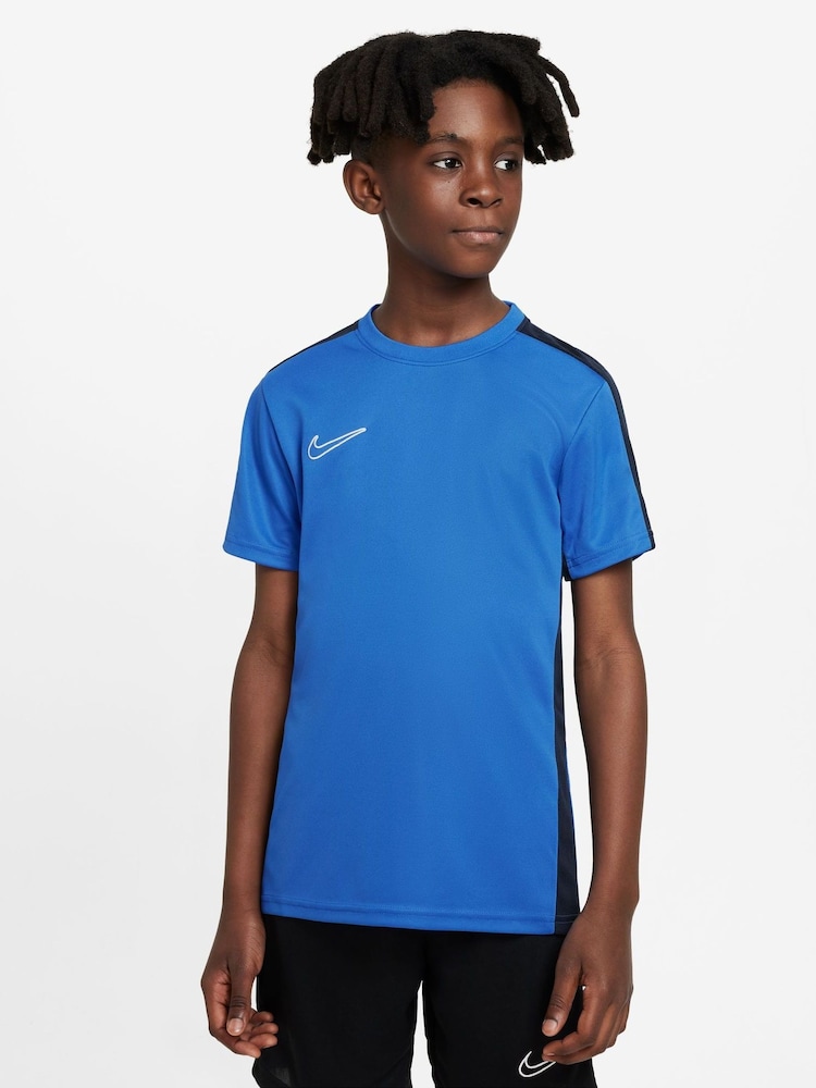 Nike Royal Blue /Navy/White Dri-FIT Academy Training T-Shirt - Image 1 of 7