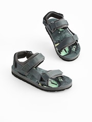 Grey Graffiti Trekker Sandals - Image 1 of 6