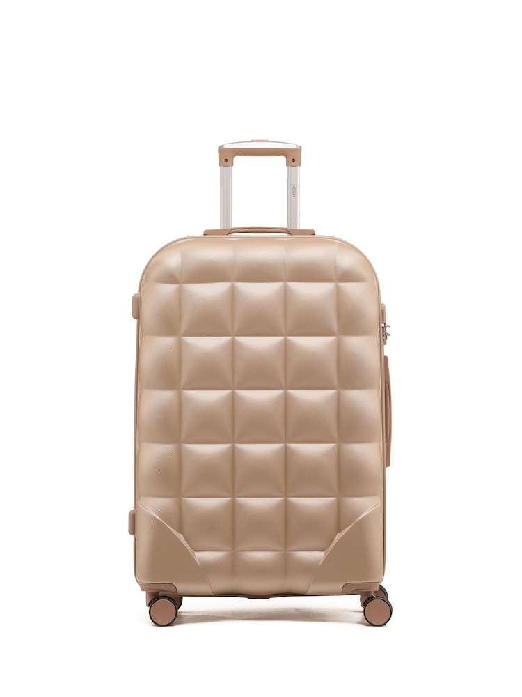 Flight Knight Large Hardcase Printed Lightweight Check In Suitcase With 4 Wheels - Image 1 of 7