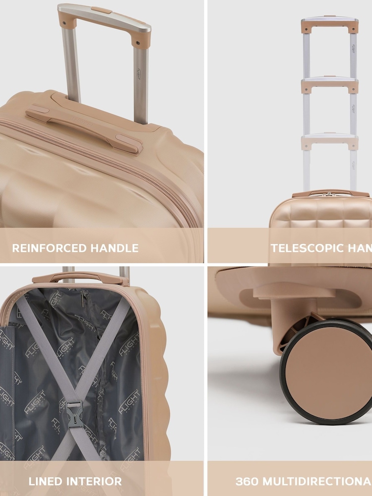 Flight Knight Large Hardcase Printed Lightweight Check In Suitcase With 4 Wheels - Image 2 of 7