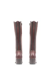 Jones Bootmaker Donatella Black Knee High Leather Boots - Image 3 of 5