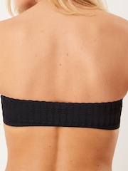Schwarz/Weiß - Trägerlose BHs mit geometrischem Spitzendesign im 2er-Pack - Bild 3 von 7