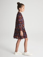 Reiss Navy Print Misha 4-9 yrs Printed Dress - Image 6 of 8