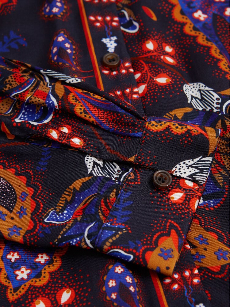 Reiss Navy Print Misha 4-9 yrs Printed Dress - Image 8 of 8