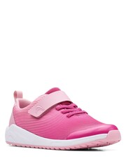 Clarks Pink Multi Fit Older kids Aeon Trainers - Image 3 of 7