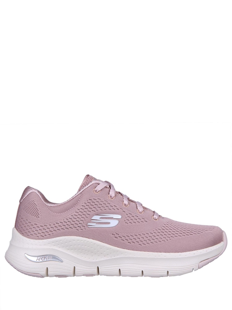 Skechers Purple Regular Fit Arch Fit Womens Trainers - Image 1 of 5 Skechers Purple Regular Fit Arch Fit Womens Trainers - Image 1 of 5
