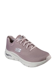 Skechers Purple Regular Fit Arch Fit Womens Trainers - Image 3 of 5