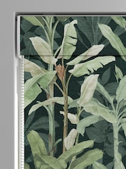Graham & Brown Emerald Green Borneo Made to Measure Roman 100% Cotton Blind - Image 3 of 6