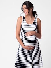 Seraphine Black Sleeveless Jersey Maternity Dress 2 Pack - Image 3 of 4