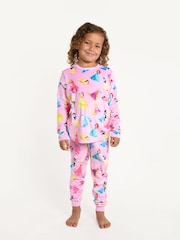 Brand Threads Pink Disney Princess Girls Pyjama Set - Image 1 of 3