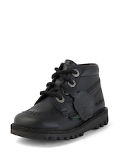 Kickers Black Hi Vegan Boots - Image 3 of 7