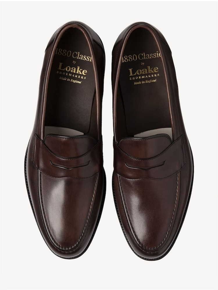 Loake Hornbeam Calf Saddle Brown Loafers - Image 2 of 2