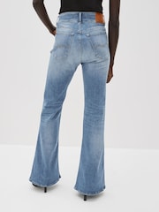 Replay New Luz Flare Boot Cut Jeans - Image 2 of 6