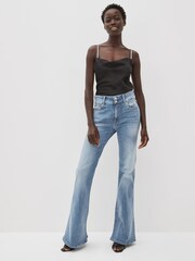 Replay New Luz Flare Boot Cut Jeans - Image 3 of 6