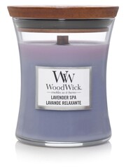 Woodwick Purple Medium Hourglass Spa Candle - Image 2 of 2