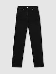 Reiss Black Isabel Petite Slim-Leg Mid-Rise Jeans - Image 2 of 7