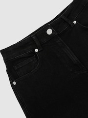 Reiss Black Isabel Petite Slim-Leg Mid-Rise Jeans - Image 6 of 7