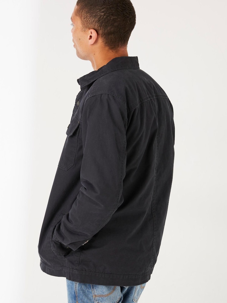 FatFace Grey Rutland Overshirt - Image 2 of 4