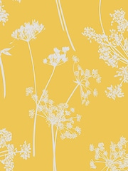 Graham & Brown Yellow Anthriscus Summer 10M Wallpaper - Image 2 of 3
