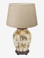 Pacific Grey Safari Jenny Worrall Medium Table Lamp - Image 1 of 4