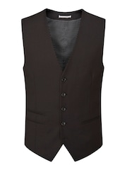 Skopes Black Madrid Regular Fit Suit Waistcoat - Image 4 of 5