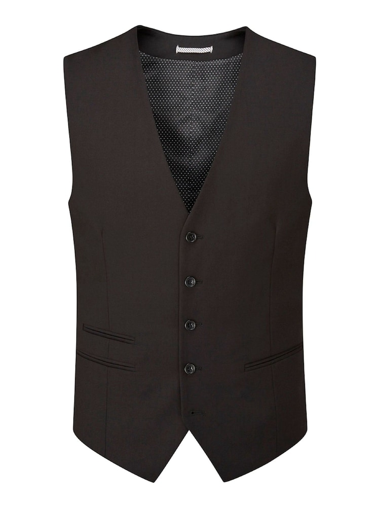 Zwart - Skopes Madrid regular fit gilet - Image 4 of 5