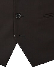 Skopes Black Madrid Regular Fit Suit Waistcoat - Image 5 of 5