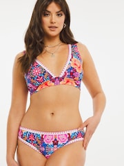 Figleaves Frida Floral Print Classic Briefs - Image 1 of 5
