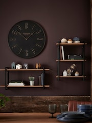 Bronze Stamford 60cm Metal Wall Clock - Image 4 of 5