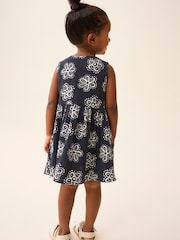Black Floral Peplum Dress (3mths-8yrs) - Image 3 of 7