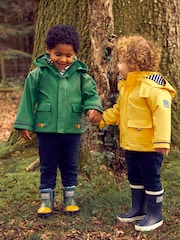 JoJo Maman Bébé Green Boys' Dinosaur Waterproof Jacket - Image 4 of 11