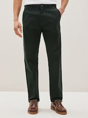 Green Straight Stretch Chinos Trousers - Image 1 of 6